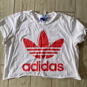 Adidas originals cropped T-shirt